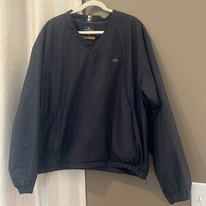 Dockers Men's Black Golf Jacket Pullover, Stain Defender, Size XL